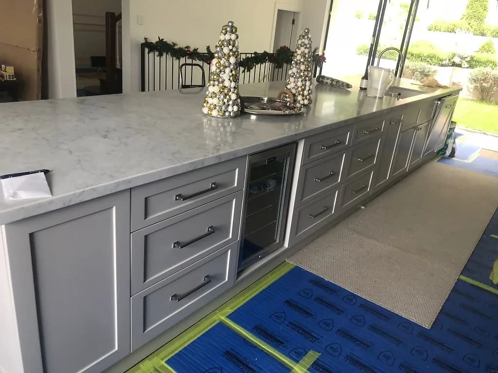 Kitchen renovation and cabinetry installation process by H&R Kitchens