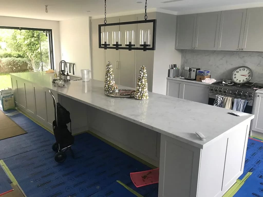 Kitchen renovation and cabinetry installation process by H&R Kitchens