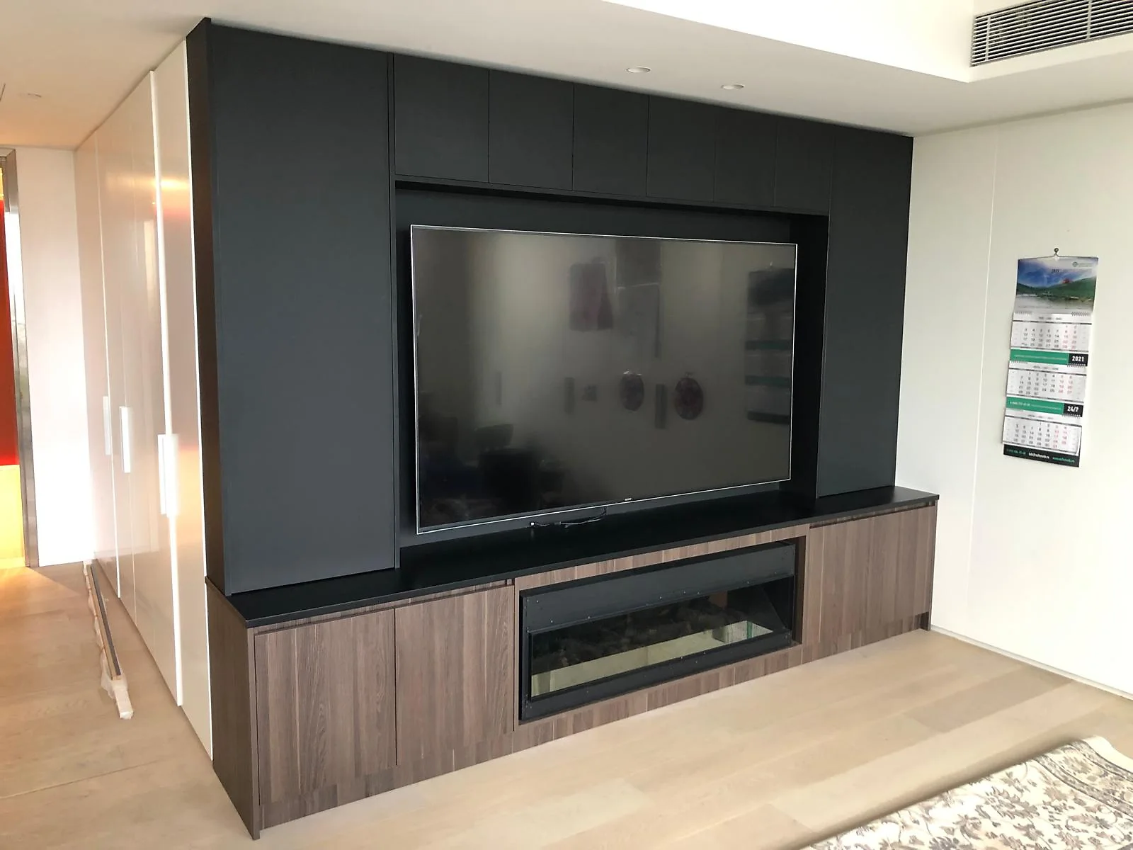 Custom entertainment joinery and built-in cabinetry by H&R Kitchens