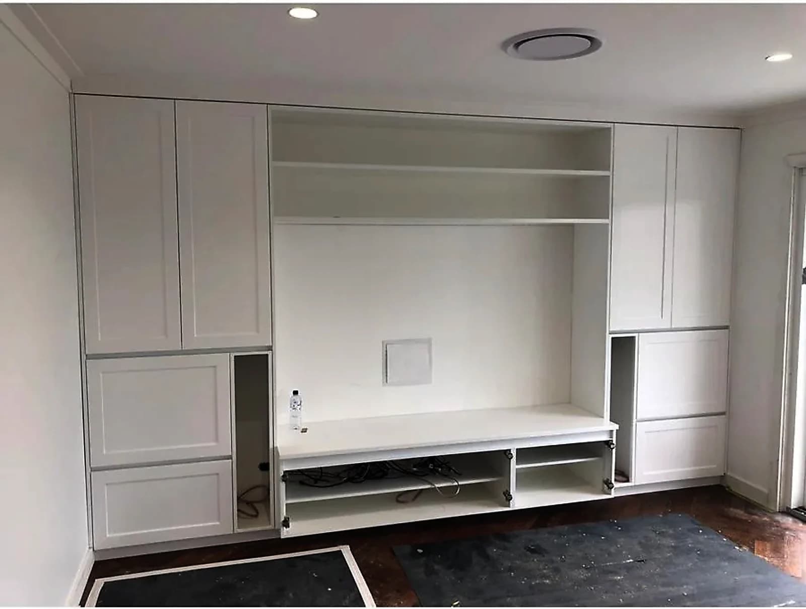 Kitchen cabinetry installation work in progress in the H&R Kitchens portfolio