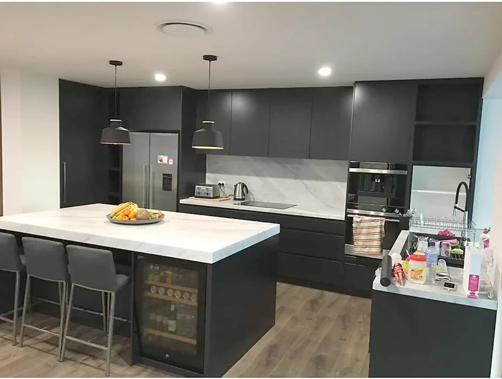 Custom kitchen cabinetry and surfaces from the H&R Kitchens portfolio